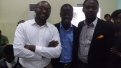 With Kunle Olaifa (Head, HR, Samsung West Africa) and Aruosa Osemwegie (Convener, WeReady and Author, Getting a Job is a Job) at WeReady 2014